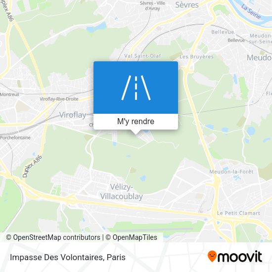 Impasse Des Volontaires plan