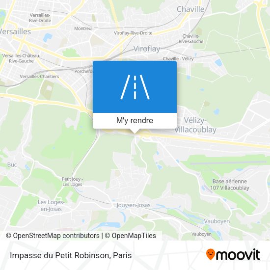 Impasse du Petit Robinson plan