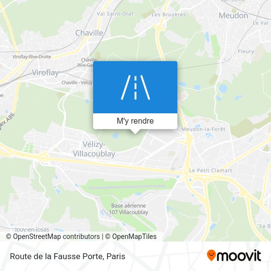 Route de la Fausse Porte plan