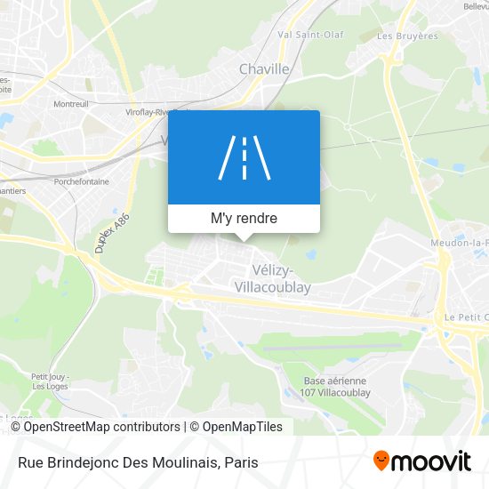 Rue Brindejonc Des Moulinais plan