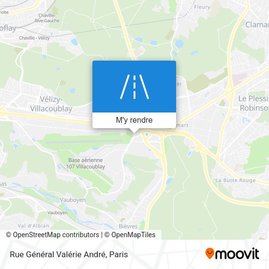 Rue Général Valérie André plan