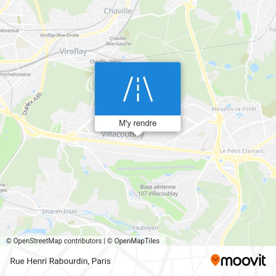 Rue Henri Rabourdin plan