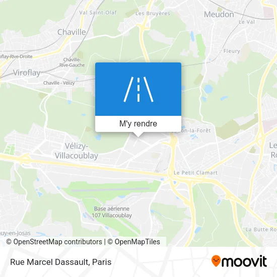 Rue Marcel Dassault plan