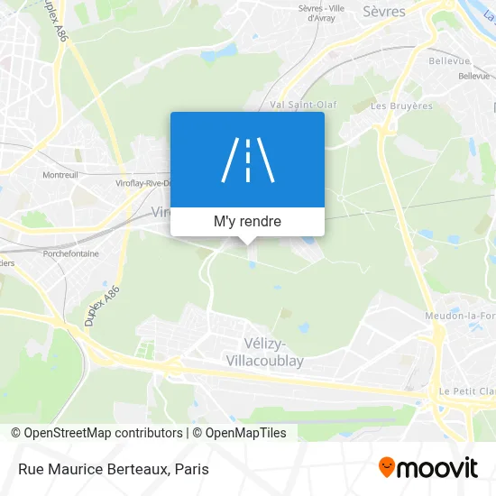 Rue Maurice Berteaux plan