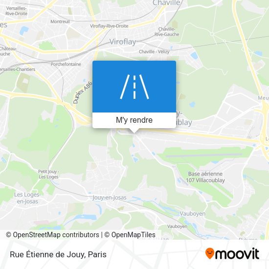 Rue Étienne de Jouy plan