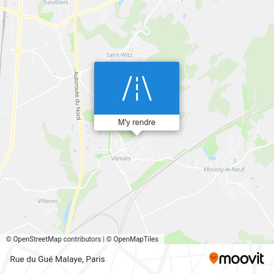 Rue du Gué Malaye plan