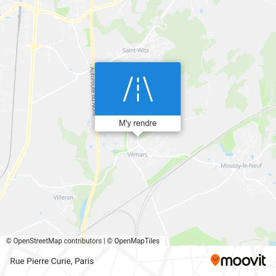 Rue Pierre Curie plan