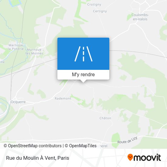 Rue du Moulin À Vent plan