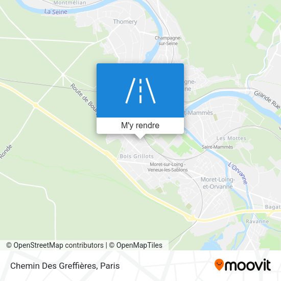 Chemin Des Greffières plan
