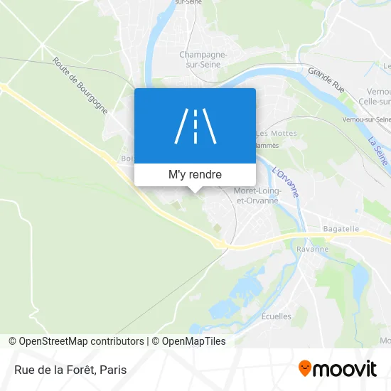 Rue de la Forêt plan