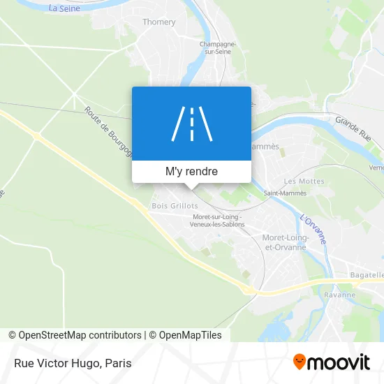 Rue Victor Hugo plan