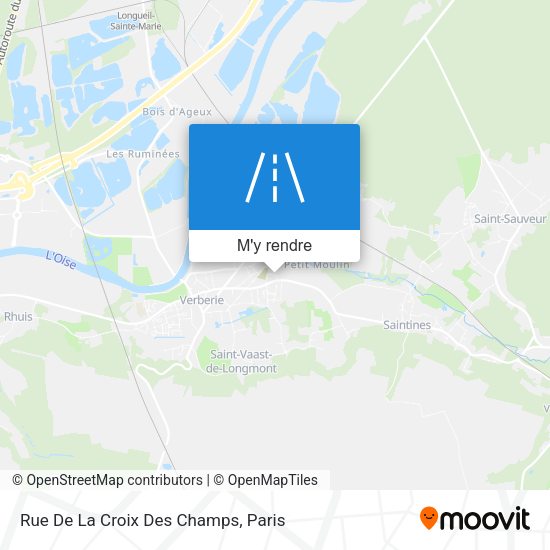 Rue De La Croix Des Champs plan