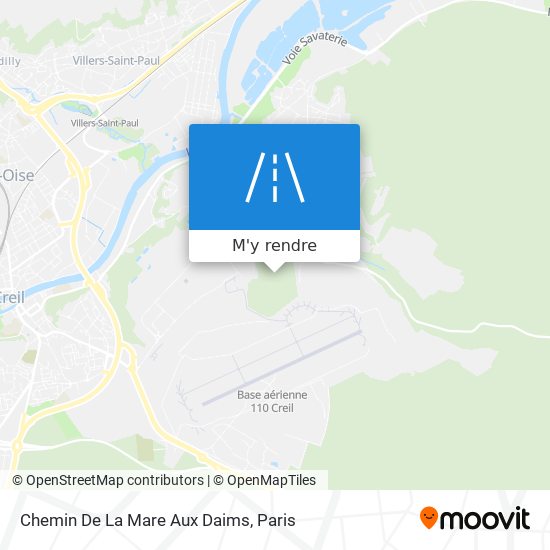 Chemin De La Mare Aux Daims plan
