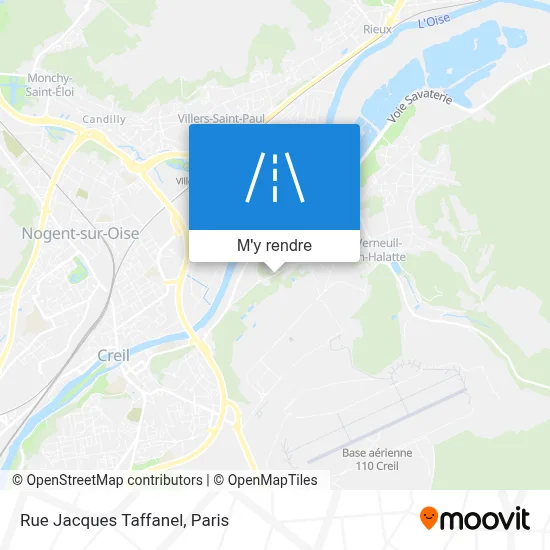 Rue Jacques Taffanel plan