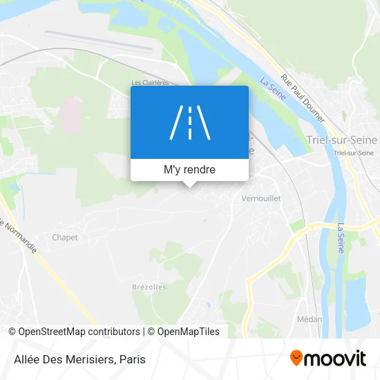 Allée Des Merisiers plan