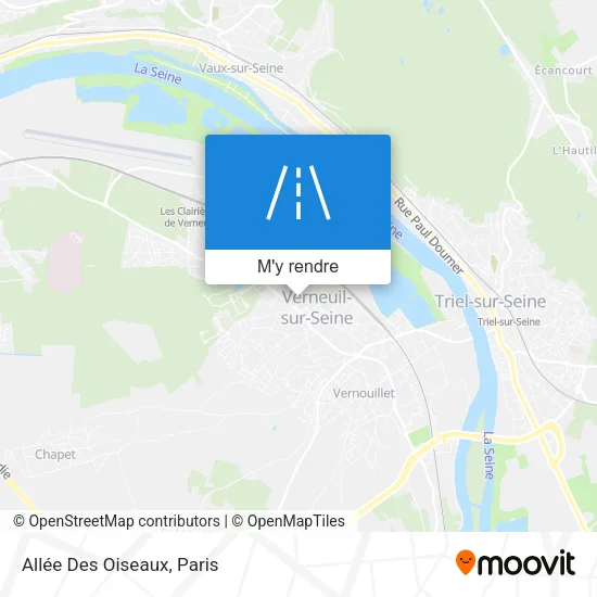 Allée Des Oiseaux plan