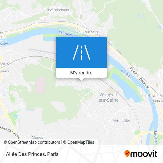 Allée Des Princes plan