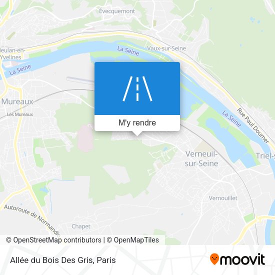 Allée du Bois Des Gris plan