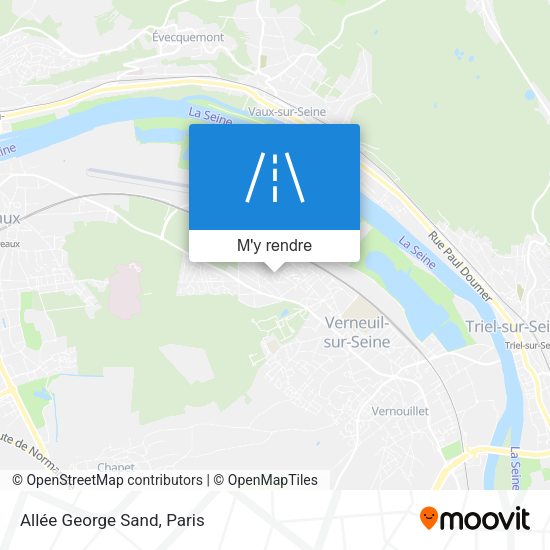 Allée George Sand plan