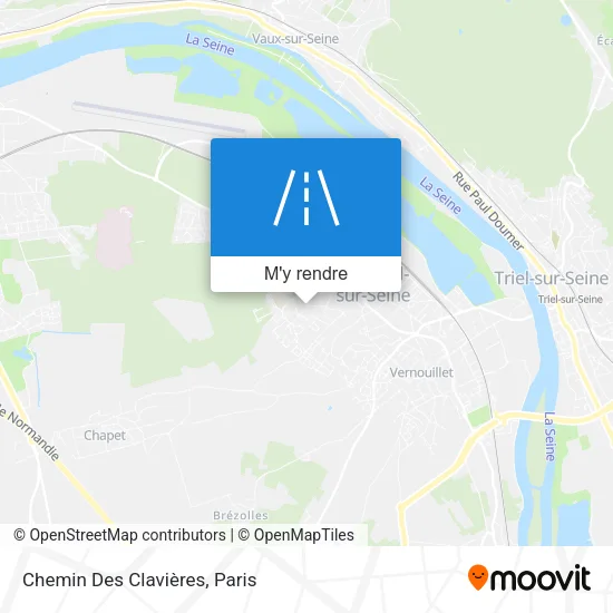 Chemin Des Clavières plan