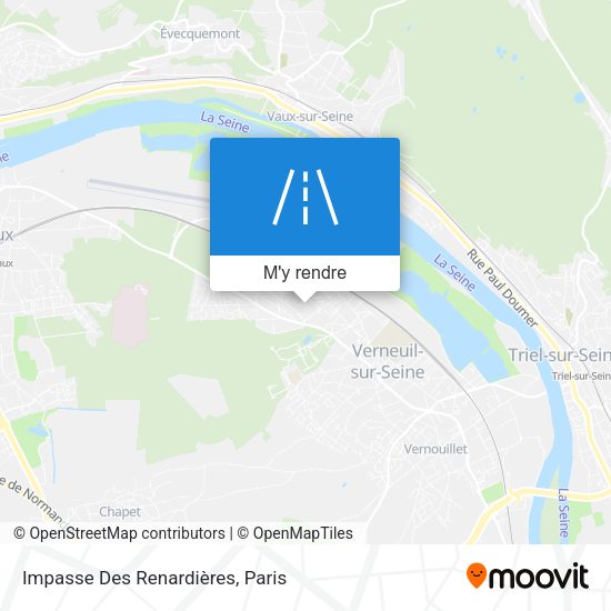 Impasse Des Renardières plan