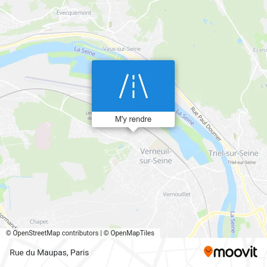 Rue du Maupas plan