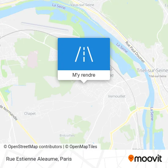 Rue Estienne Aleaume plan