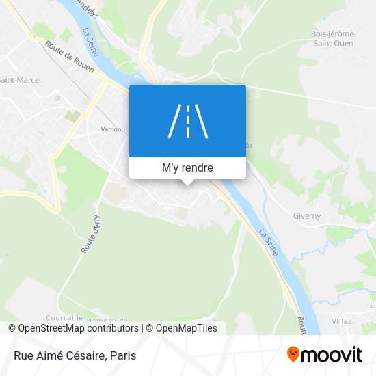 Rue Aimé Césaire plan