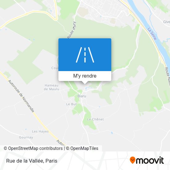Rue de la Vallée plan