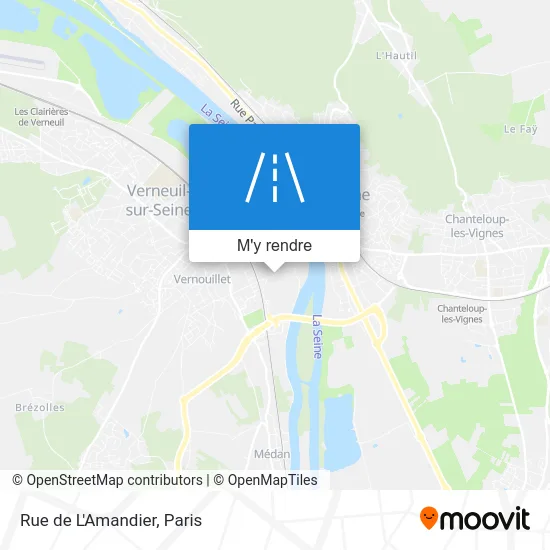 Rue de L'Amandier plan