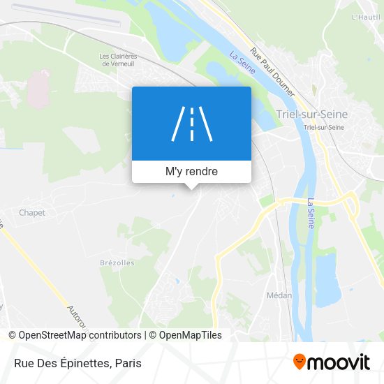 Rue Des Épinettes plan
