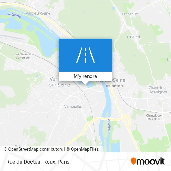 Rue du Docteur Roux plan