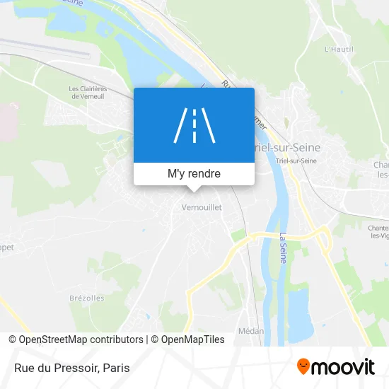 Rue du Pressoir plan