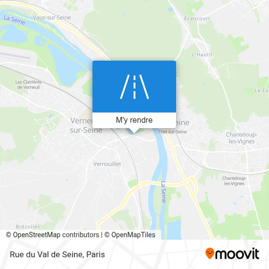 Rue du Val de Seine plan