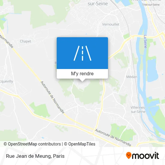 Rue Jean de Meung plan