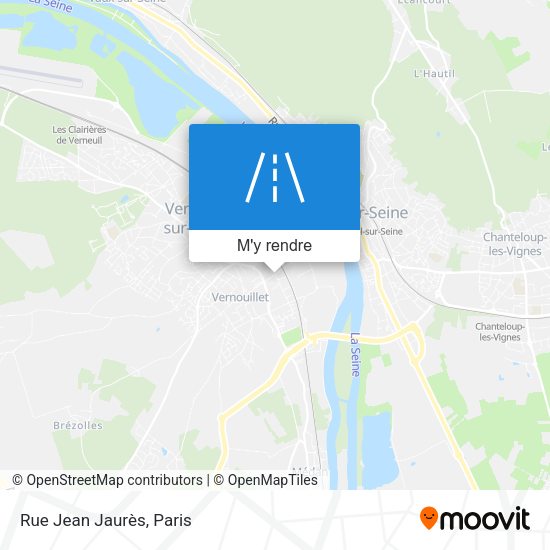 Rue Jean Jaurès plan