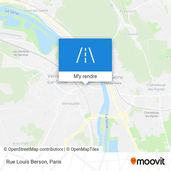 Rue Louis Berson plan