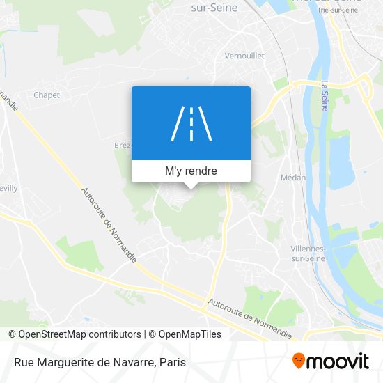 Rue Marguerite de Navarre plan