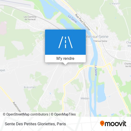 Sente Des Petites Gloriettes plan