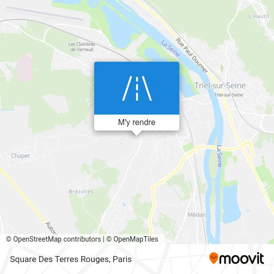 Square Des Terres Rouges plan