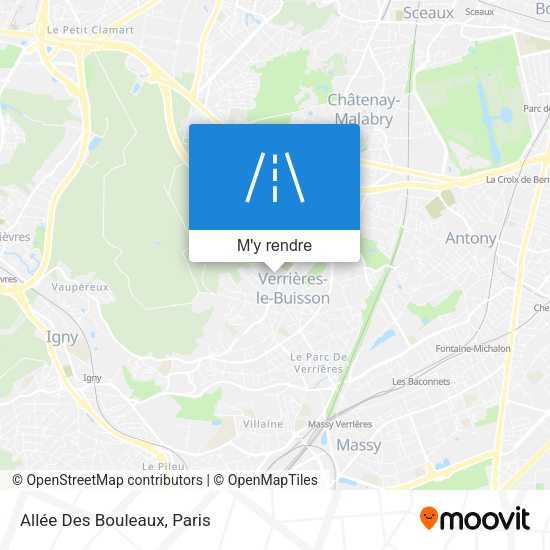 Allée Des Bouleaux plan