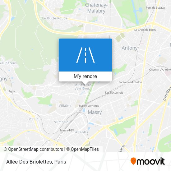 Allée Des Briolettes plan