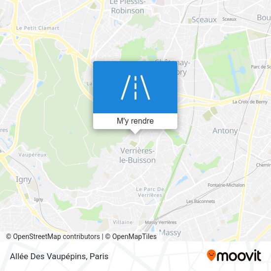 Allée Des Vaupépins plan