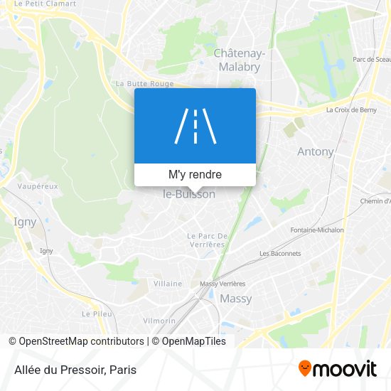 Allée du Pressoir plan