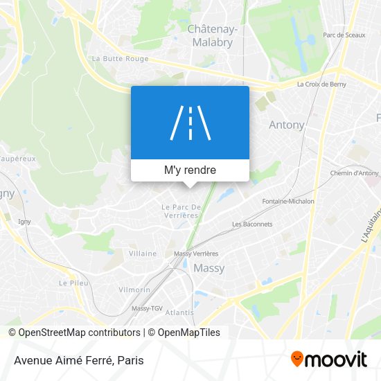 Avenue Aimé Ferré plan