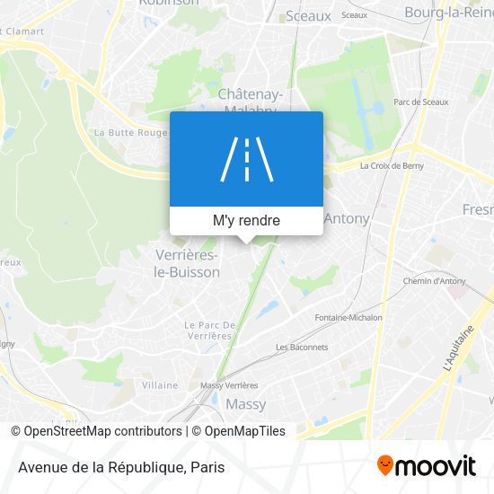 Avenue de la République plan
