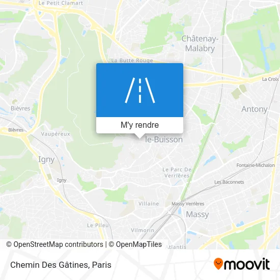 Chemin Des Gâtines plan