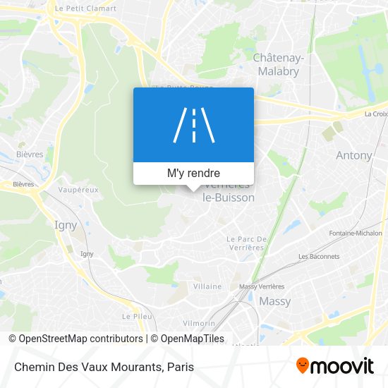 Chemin Des Vaux Mourants plan