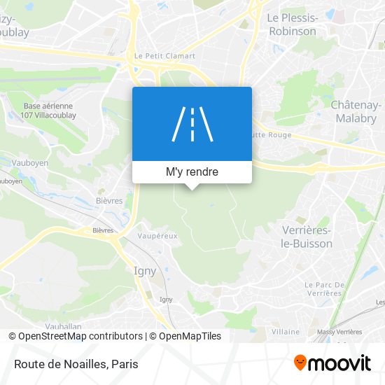 Route De Noailles plan