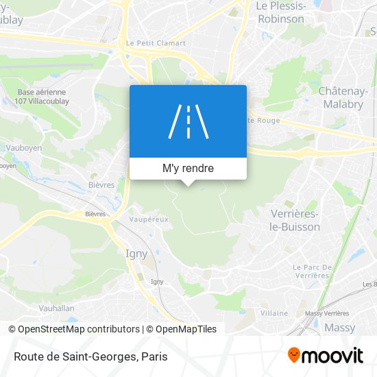 Route De Saint-Georges plan